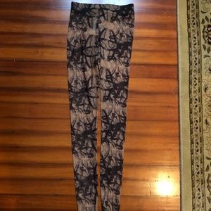 Sheer Tie Die leggings